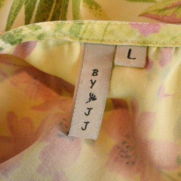 Hawaiian Print Silky Pull Over Sheath ‎ Dress/Cover-Up, Large Beachy Cruise - Picture 6 of 6